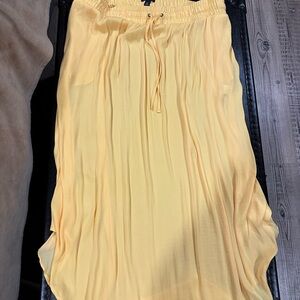 Simply Vera Vera Wang Yellow Maxi Skirt